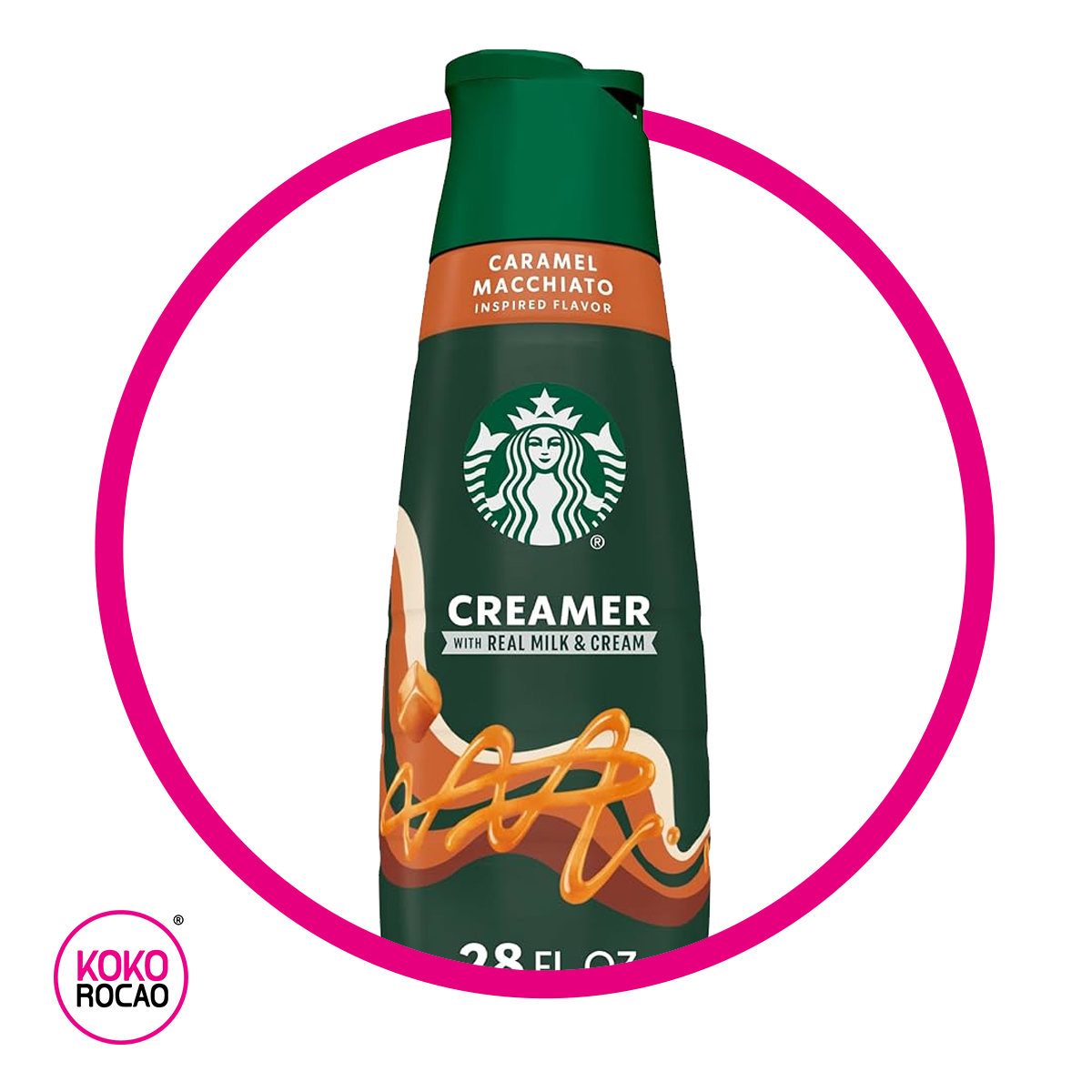 Botella de Starbucks Creamer Caramel Macchiato 828 ml