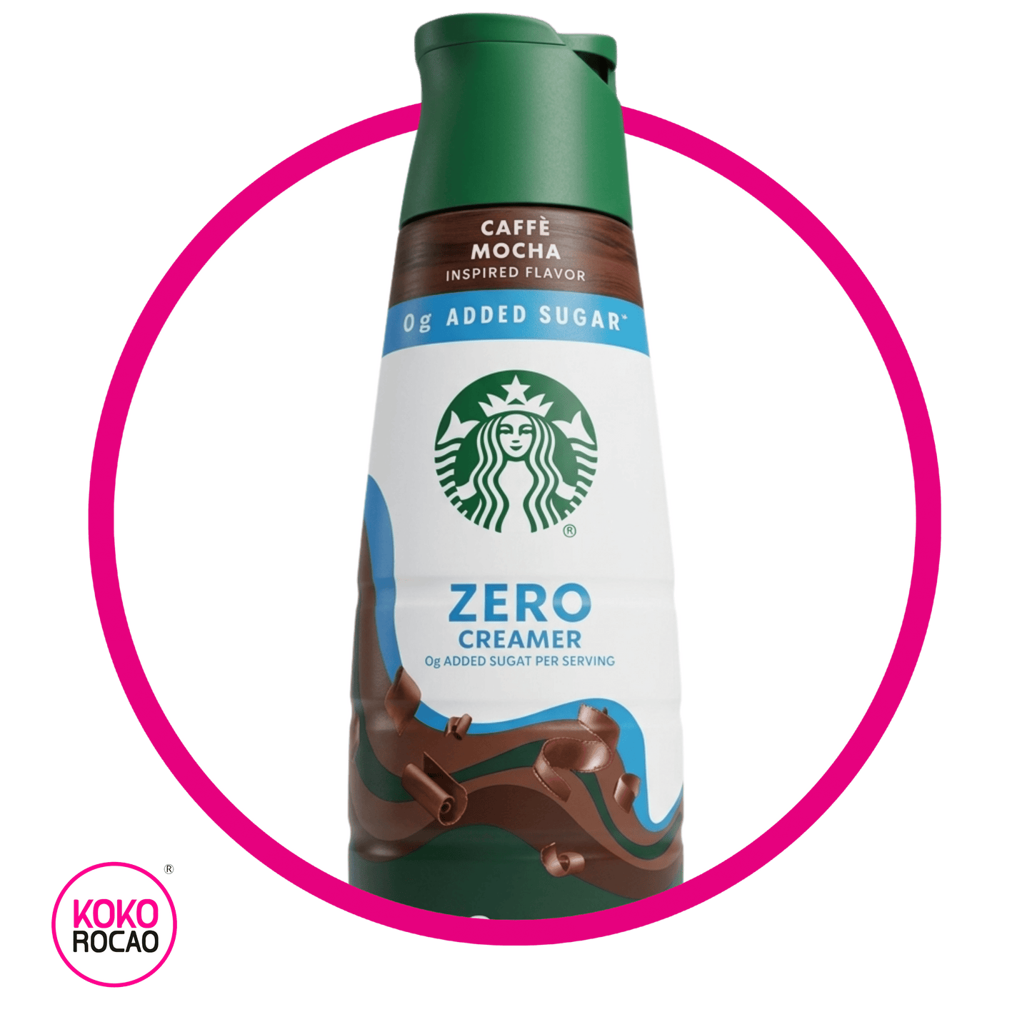 Botella de Starbucks Creamer Mocha Zero Sugar 828 ml