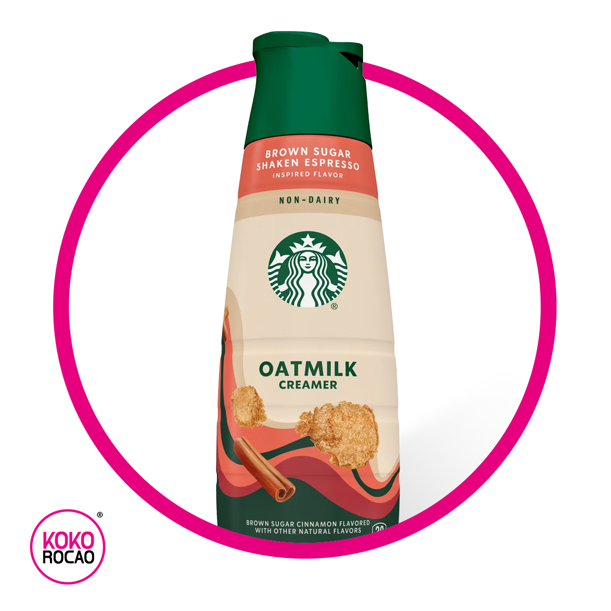 Botella de Starbucks Creamer Oat Brown Sugar Shaken 828 ml
