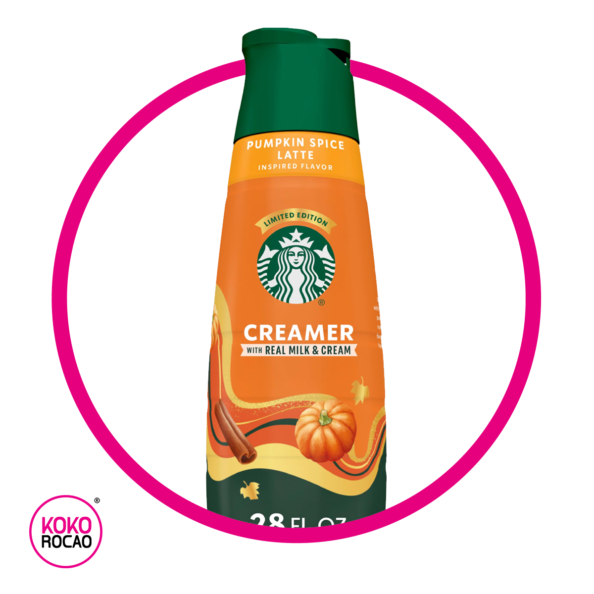 Botella de Starbucks Creamer Pumpkin Spice Latte 828 ml