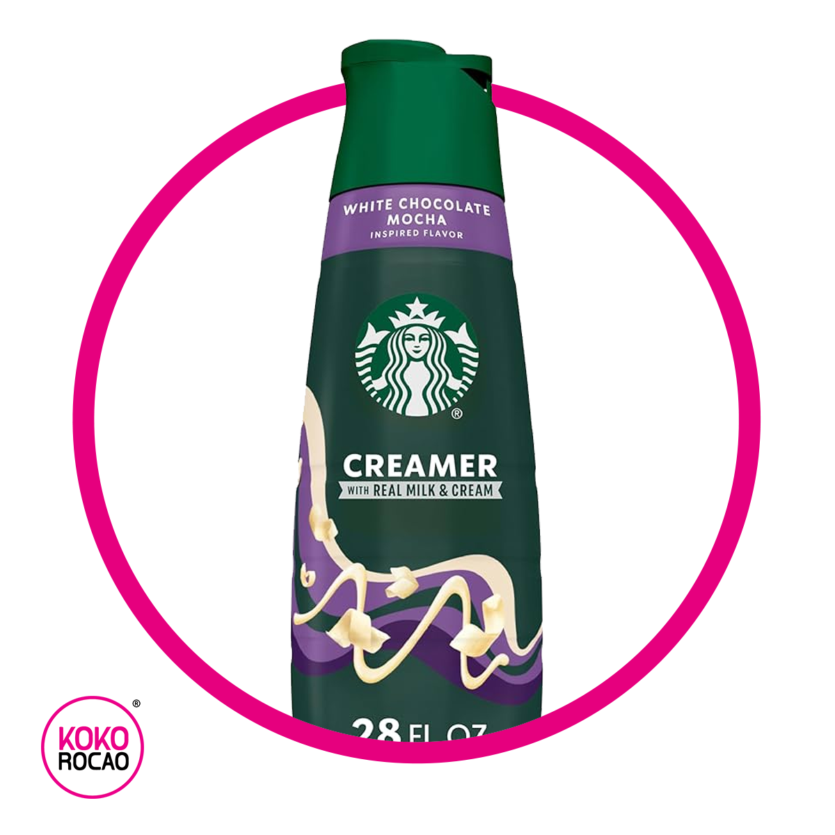 Botella de Starbucks Creamer White 828 ml