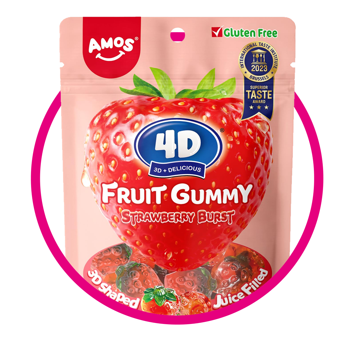 Bolsa de 4D Strawberry 170 g