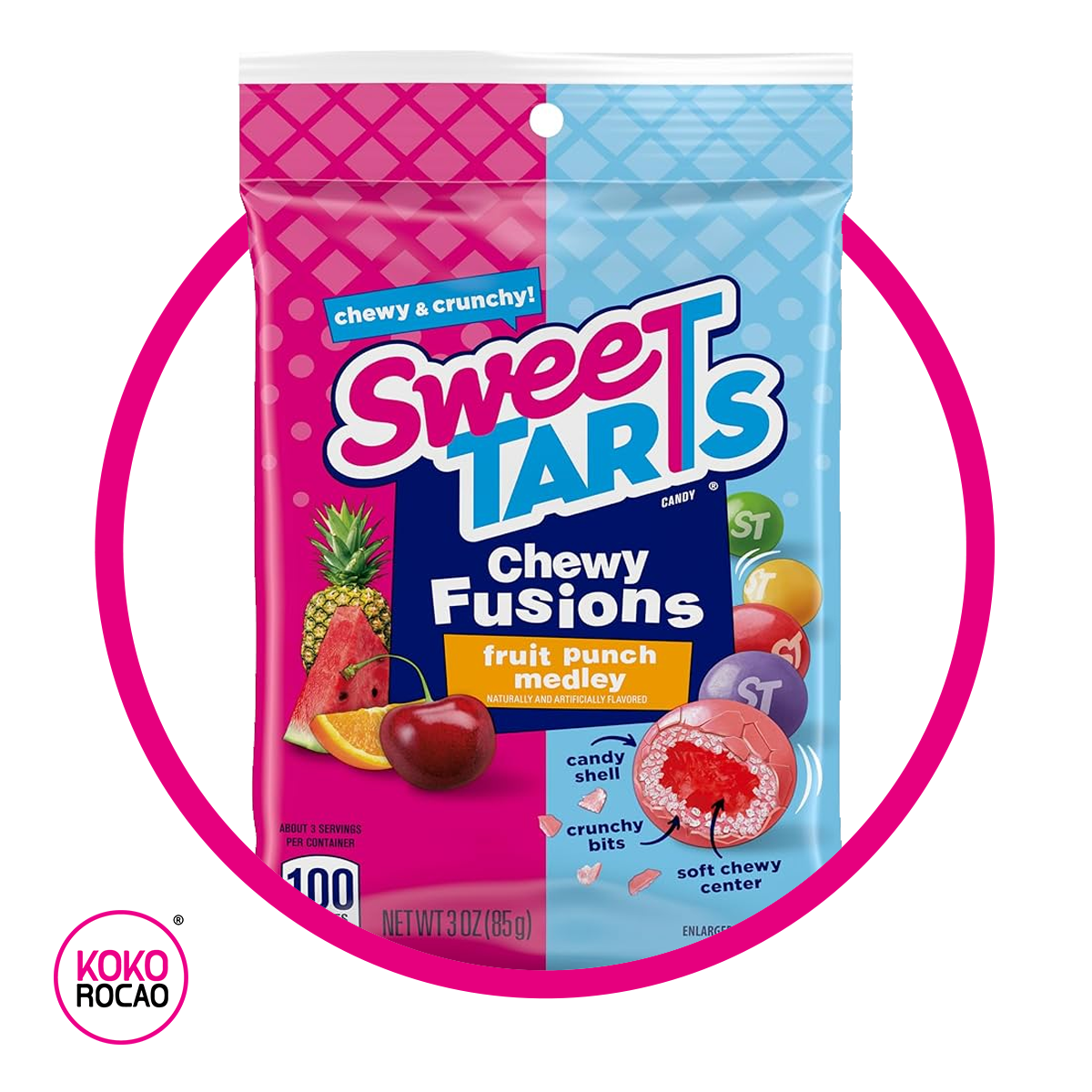 Bolsa de SweeTARTS Chewy Fusions 85 g