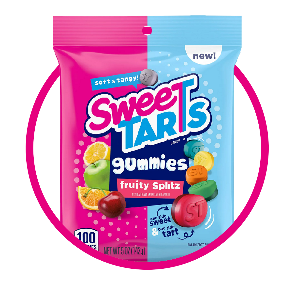 Bolsa de SweeTARTS Fruity Splits 142 g