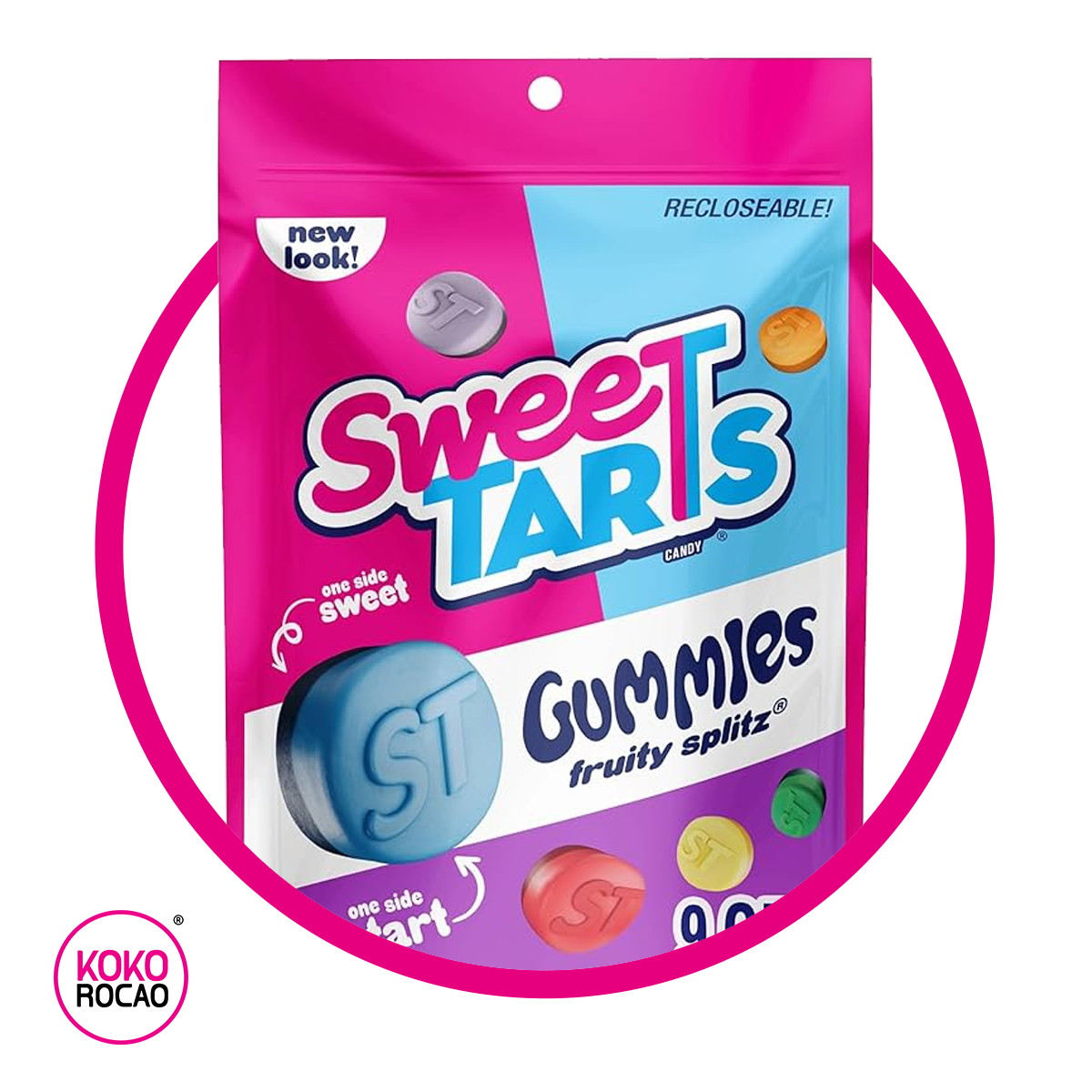 Bolsa de SweeTARTS Fruity Splitz 255 g