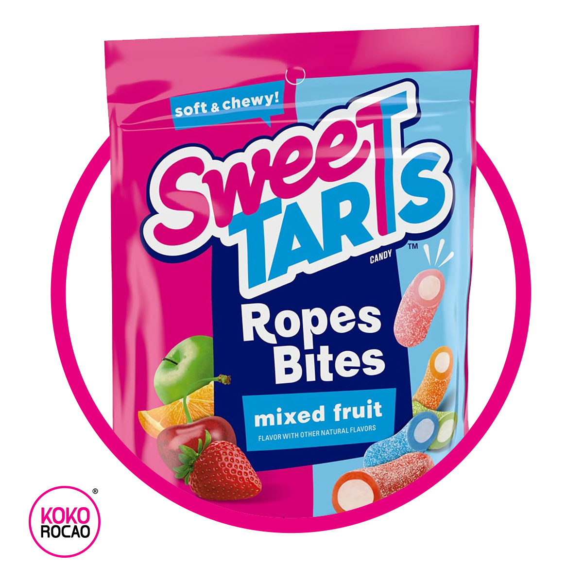 Bolsa de SweeTARTS Ropes Bites Mixed 227 g