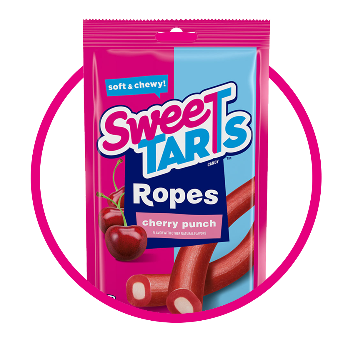 Bolsa de SweeTARTS Ropes Cherry Punch 85 g