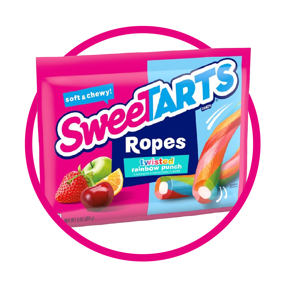 Bolsa de SweeTARTS Ropes Twisted 255 g