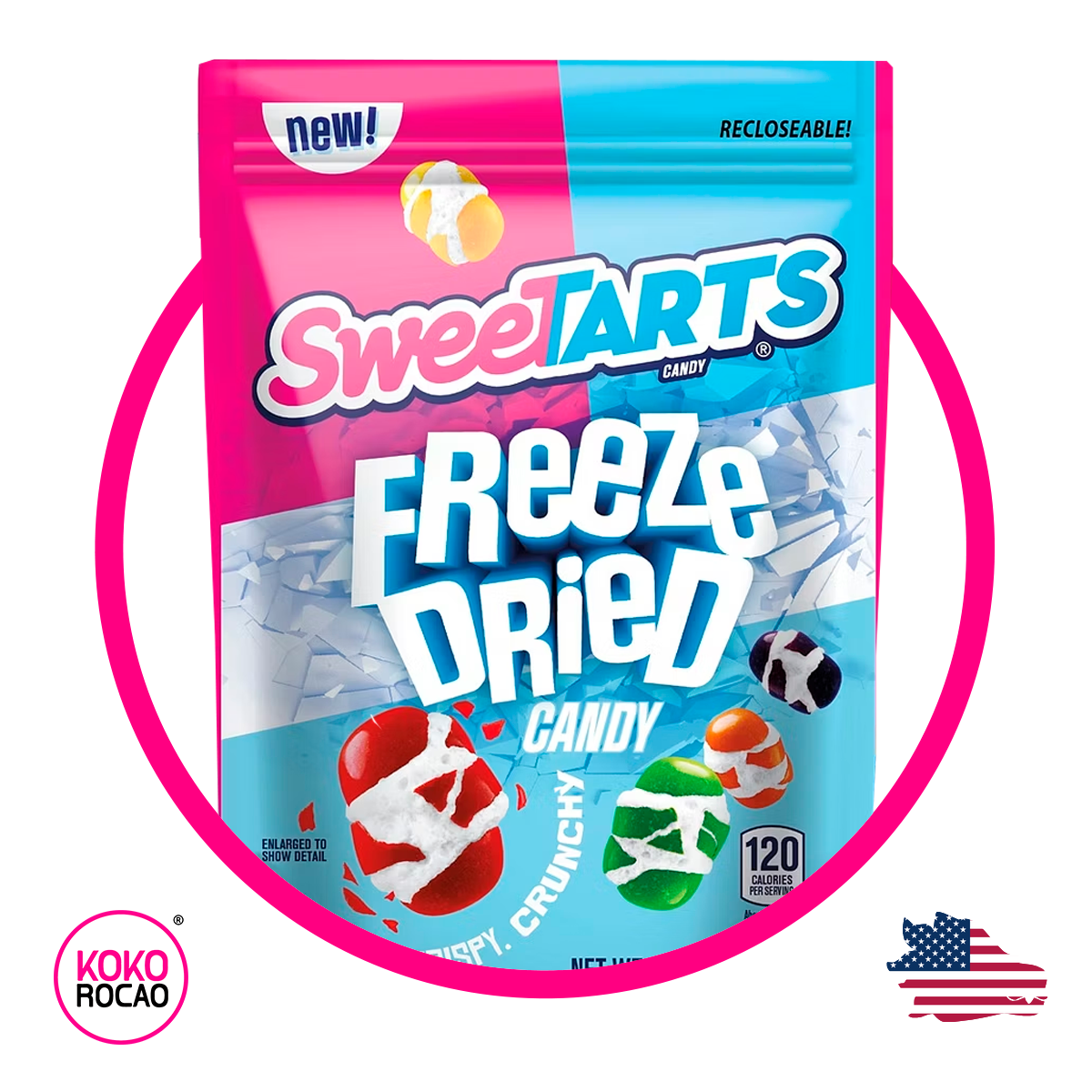 Bolsa de SweeTARTS Freeze Dried 113 g