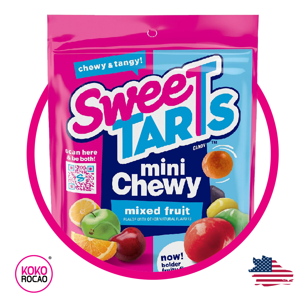Bolsa de SweeTARTS Mini Chewy Mixed 340 g