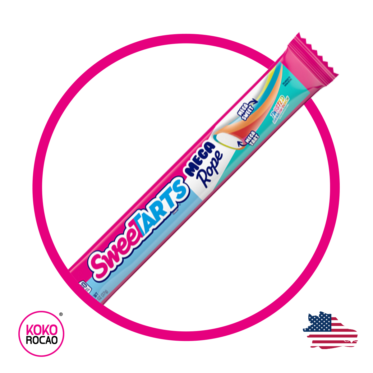 SweeTARTS Nega Rope Twisted 37 g
