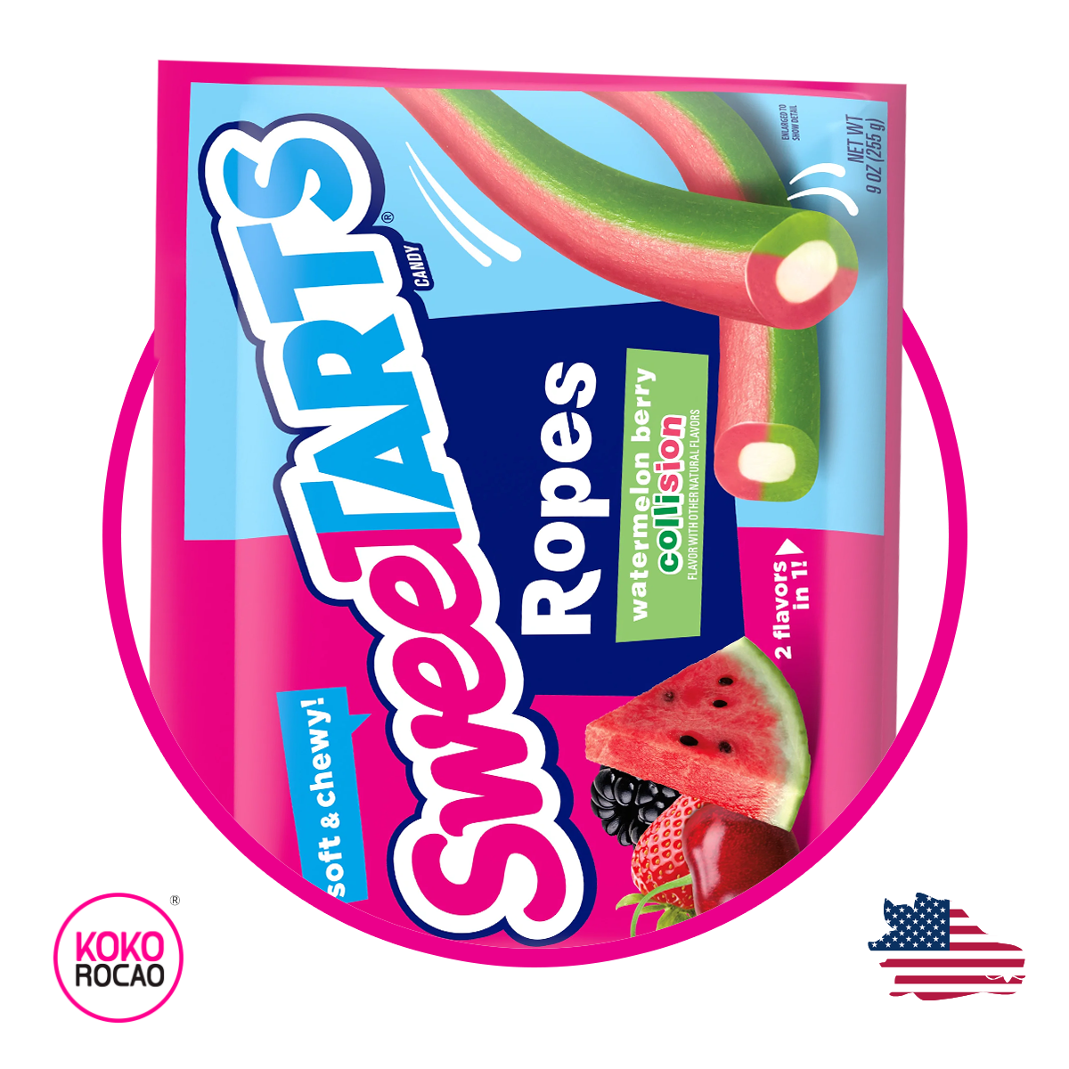 Bolsa de SweeTARTS Ropes Collision 255 g