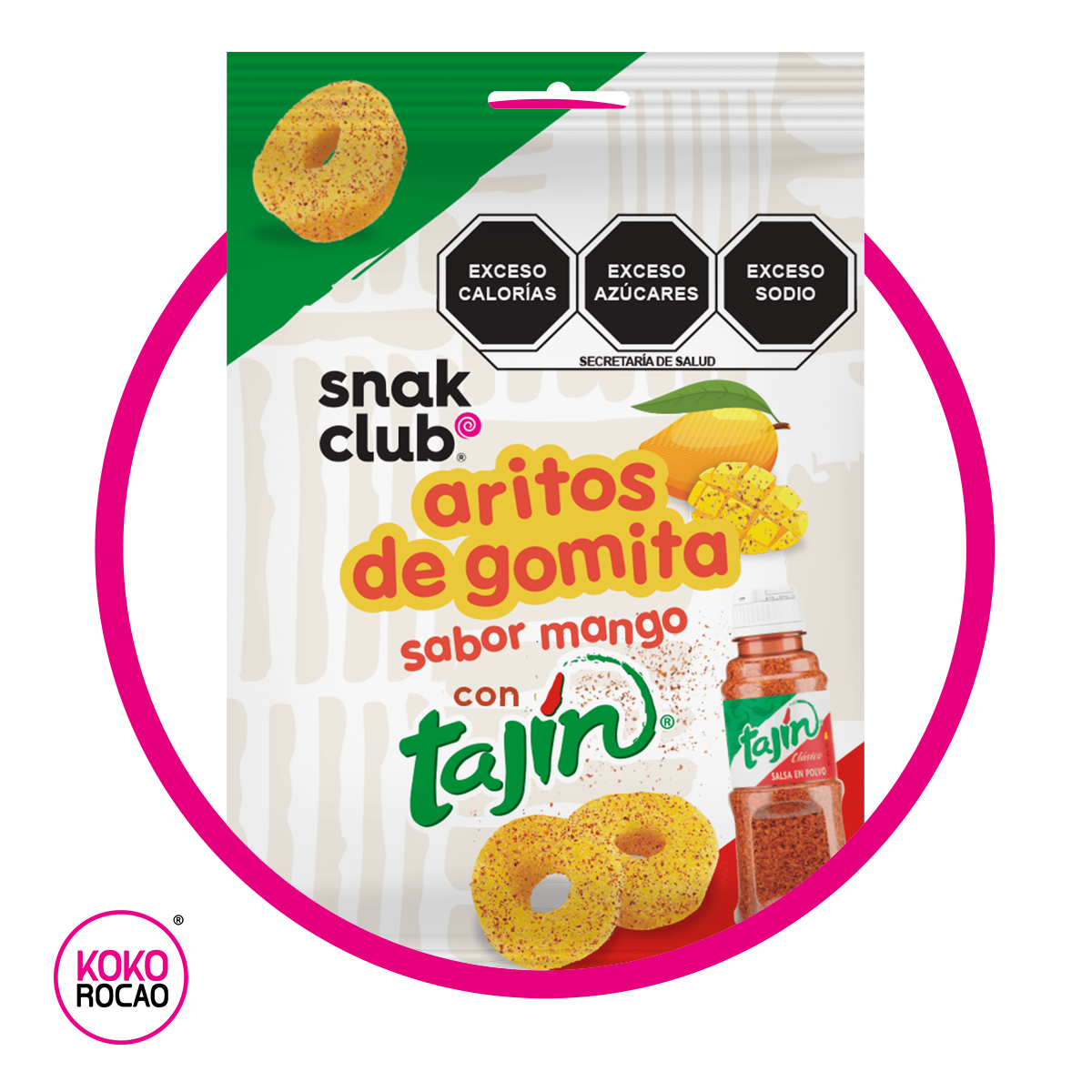 Bolsa de Tajin Halos Mango 55 g