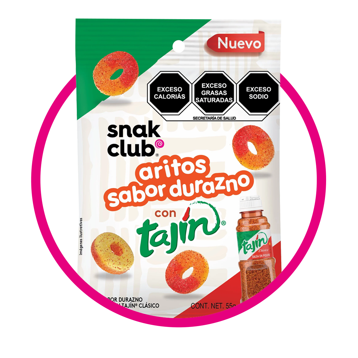 Bolsa de Tajin Halos Peach 55 g