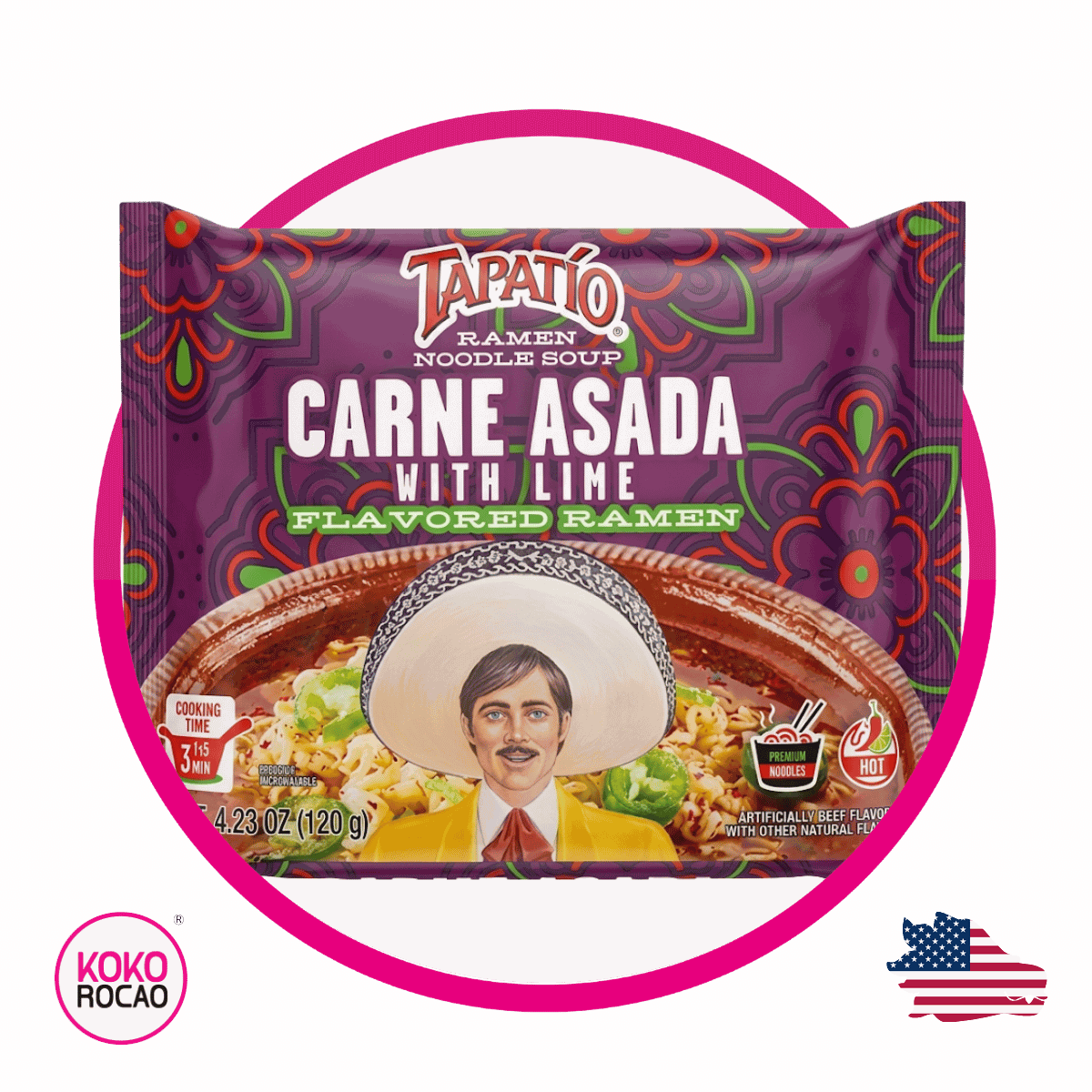 Bolsa de Tapatio Carne Asada 120 g