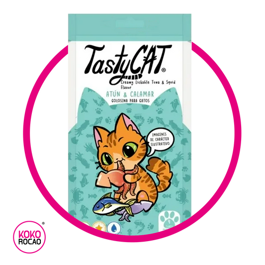 Bolsa de Tasty Cat Atun y Calamar 60 g