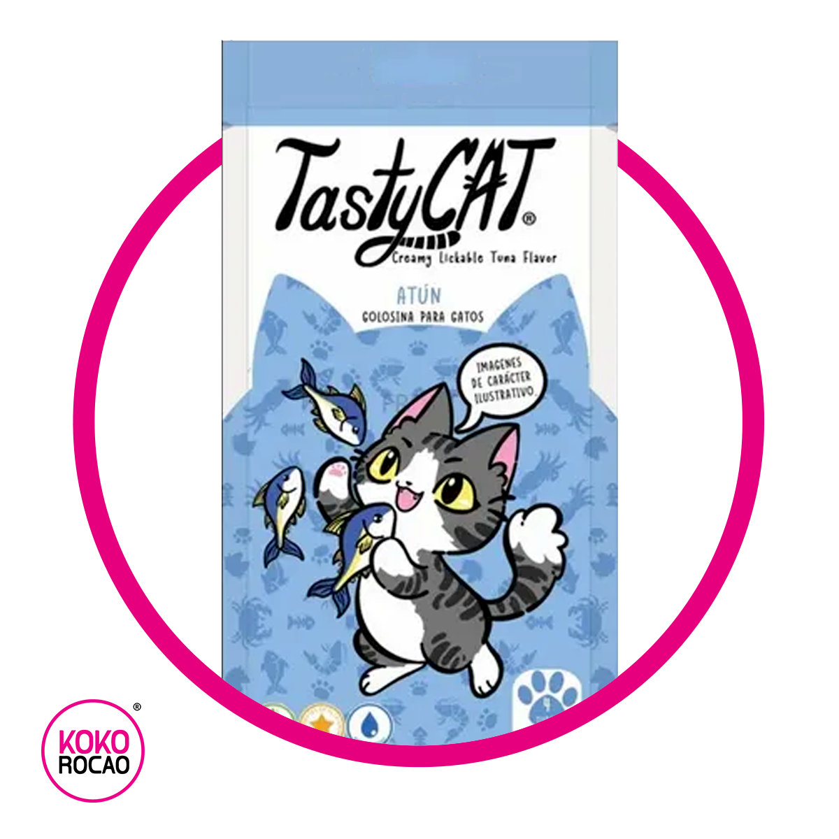 Bolsa de Tasty Cat Golocina para Gatos Atun 60 g