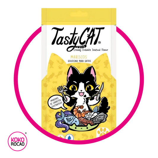 Bolsa de Tasty Cat Golocina para Gatos Mariscos 60 g