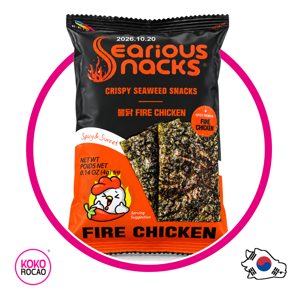 TOPPING ALGA SERIOUS SNACKS FIRE CHICKEN