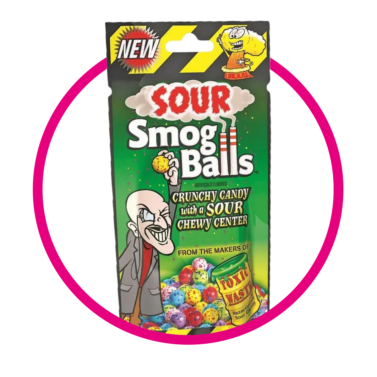 Bolsa de Toxic Waste Smog Balls 85 g