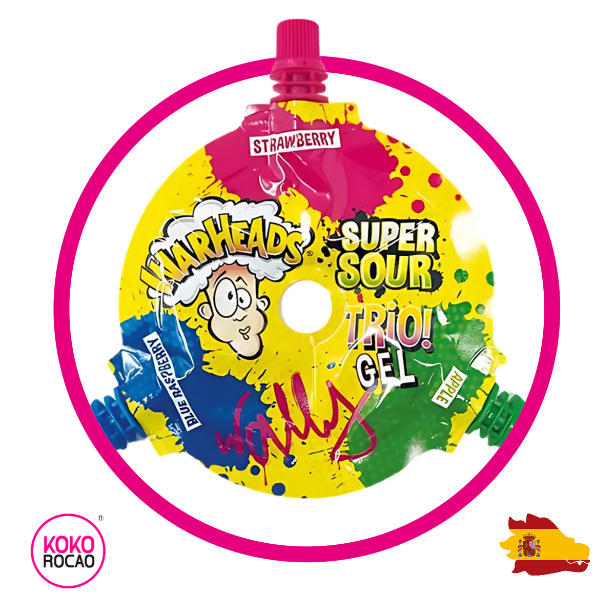 Bolsa de Trio Gel Warheads Liquid 51 g