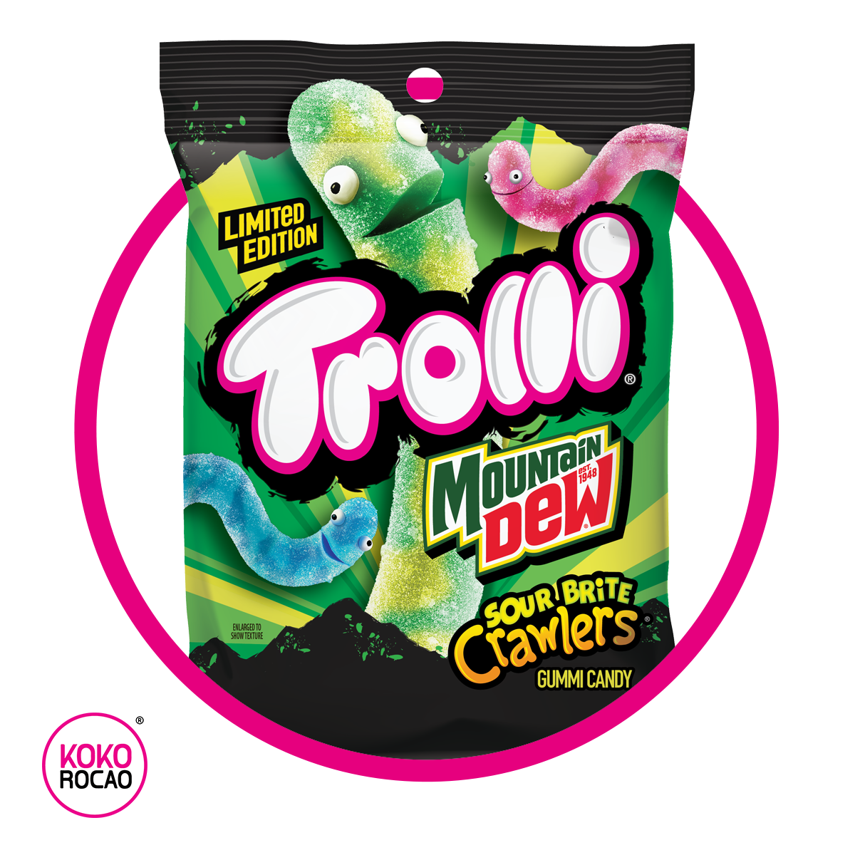 Bolsa de Trolli Mountain Dew 348 g