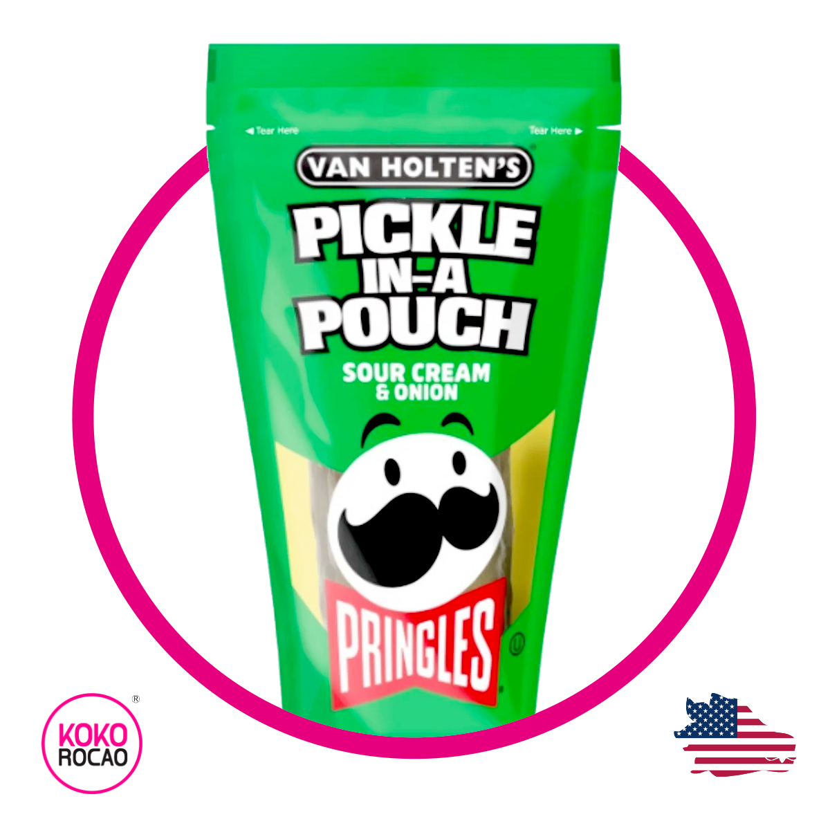 Bolsa de Van Holtens Pringles Pickle Presereves