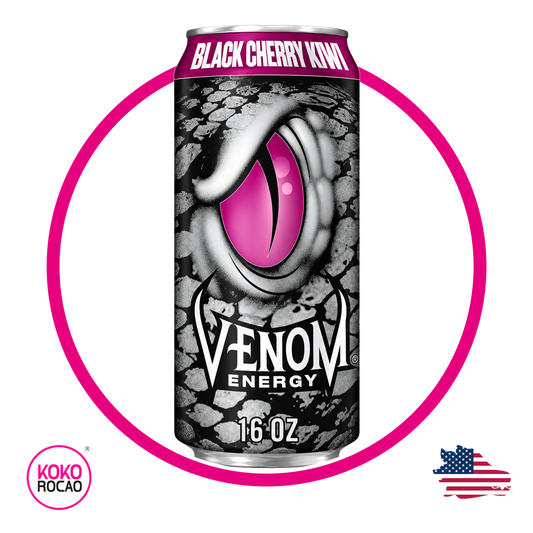 VENOM ENERGY BLACK CHERRY KIWI ENERGETIC LATA 473ML