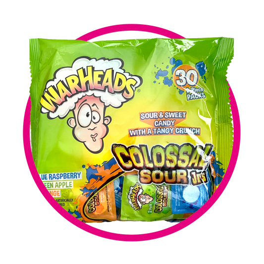 Bolsa de Warheads Colosal Sour Jrs 99 g