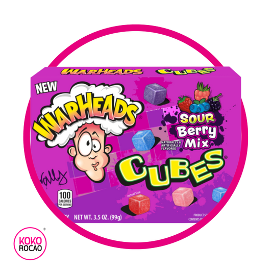 Caja de Warheads Cubes Berry Mix 99 g