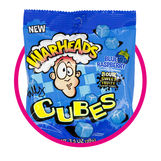 Bolsa de Warheads Cubes Sour Blue Rasperry 99 g