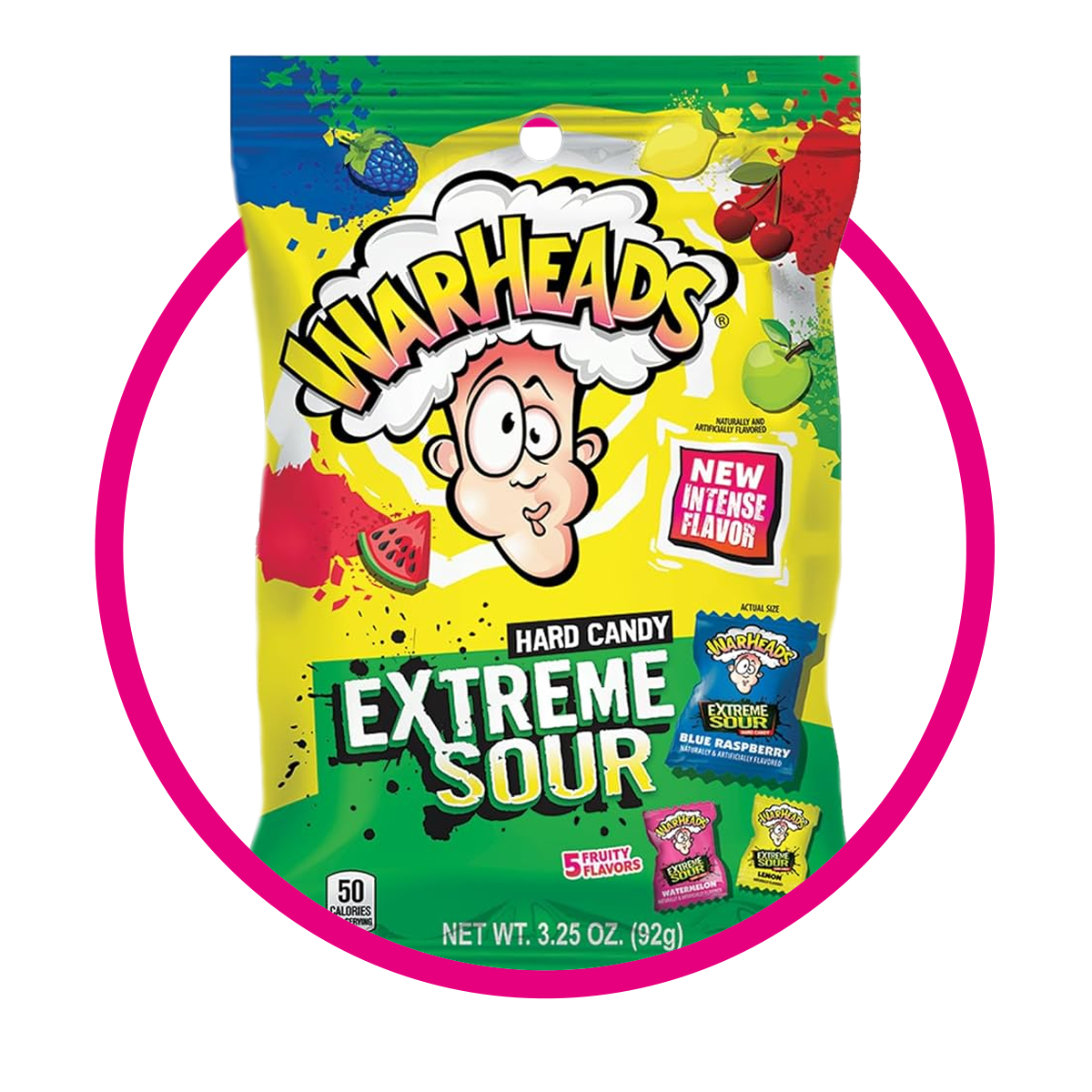 Bolsa de Warheads Extreme Sour 56 g