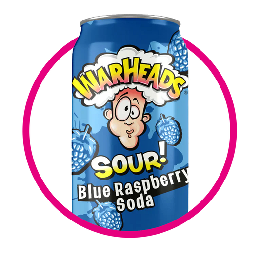 Warheads Sour Blue Raspberry 355 ml