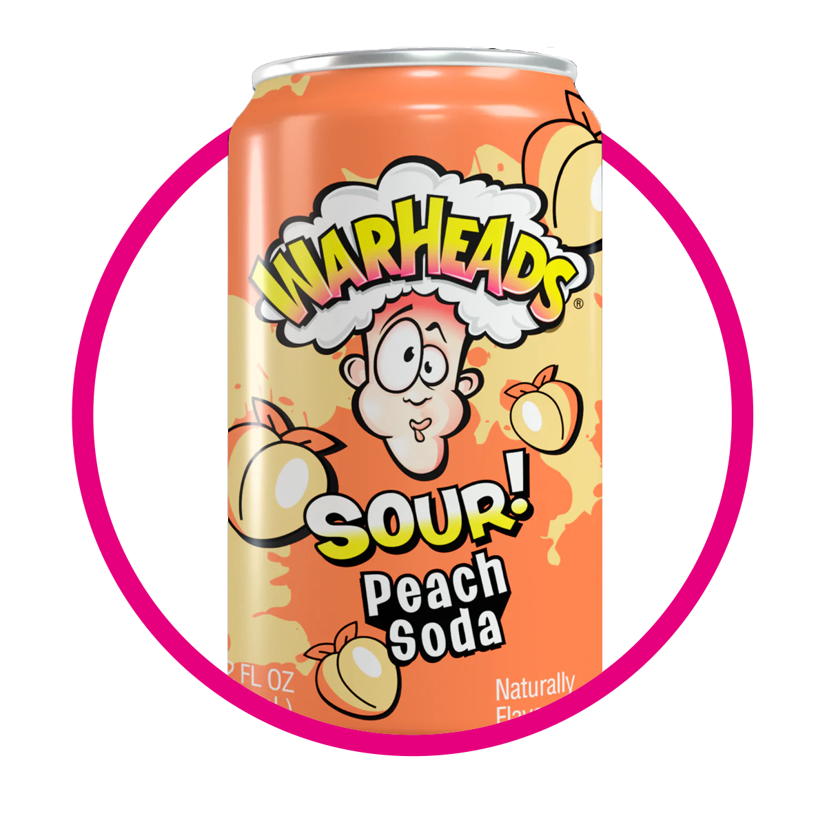 Warheads Sour Peach 355 ml