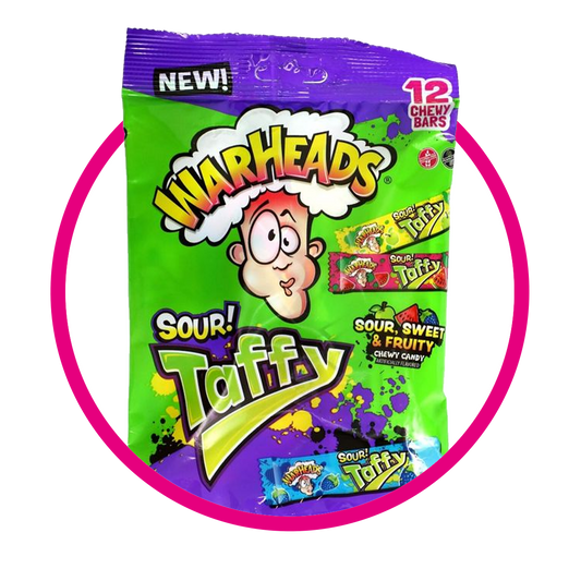 Warheads Sour Taffy 102 g