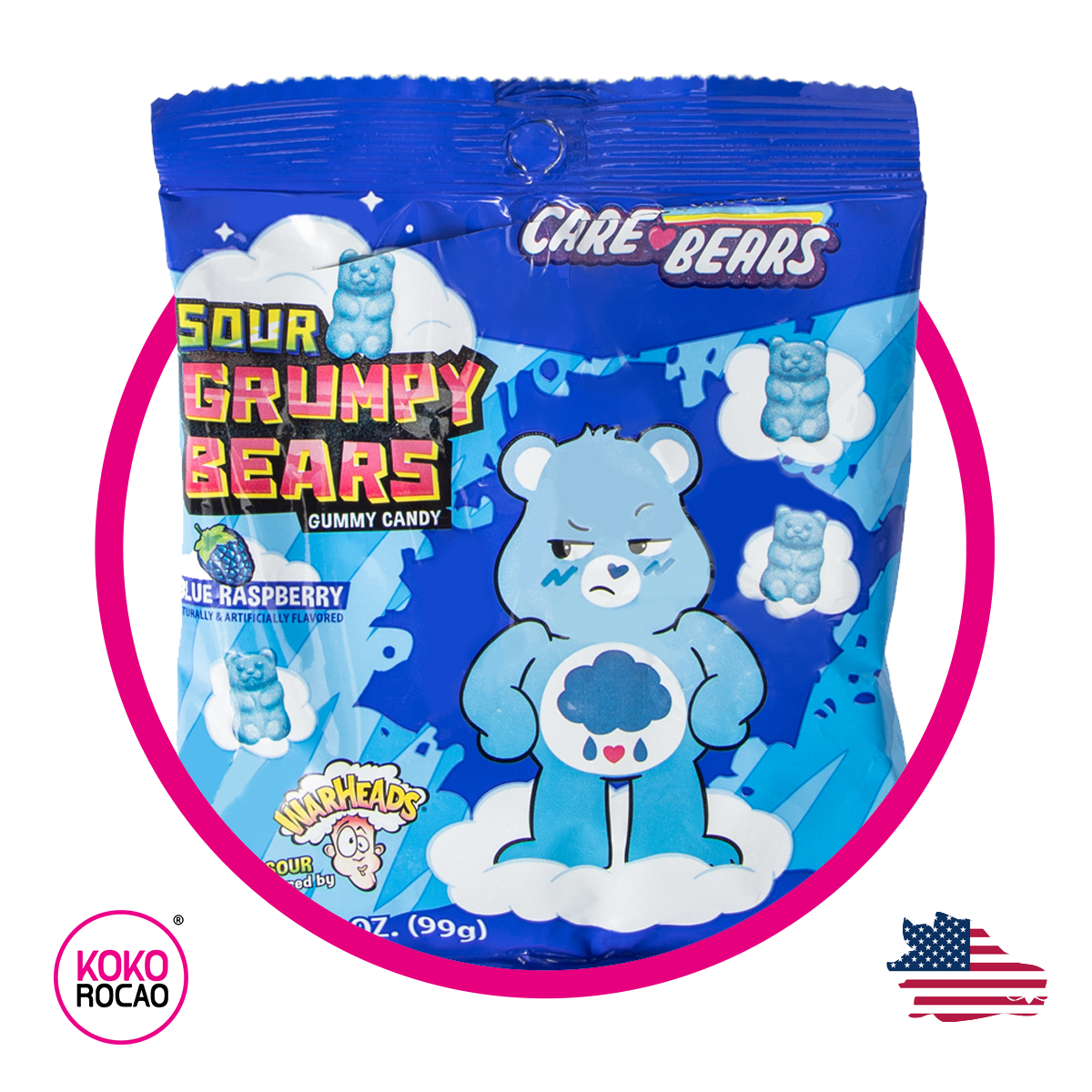 Bolsa de Warheads Care Bears 99 g
