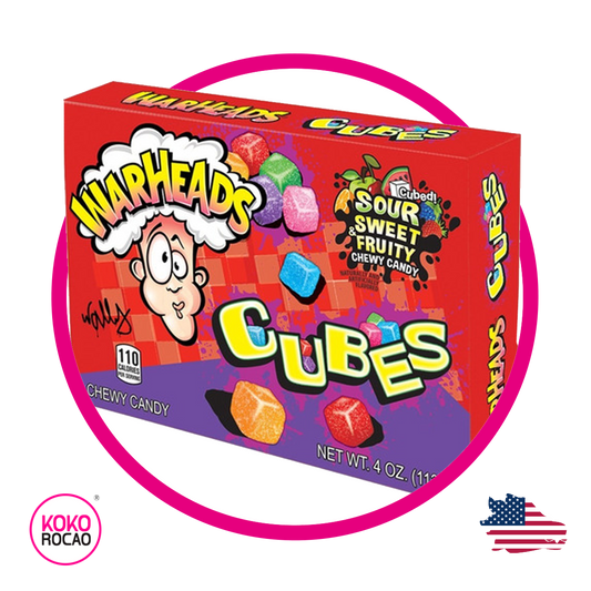 Caja de Warheads Cubes 113 g
