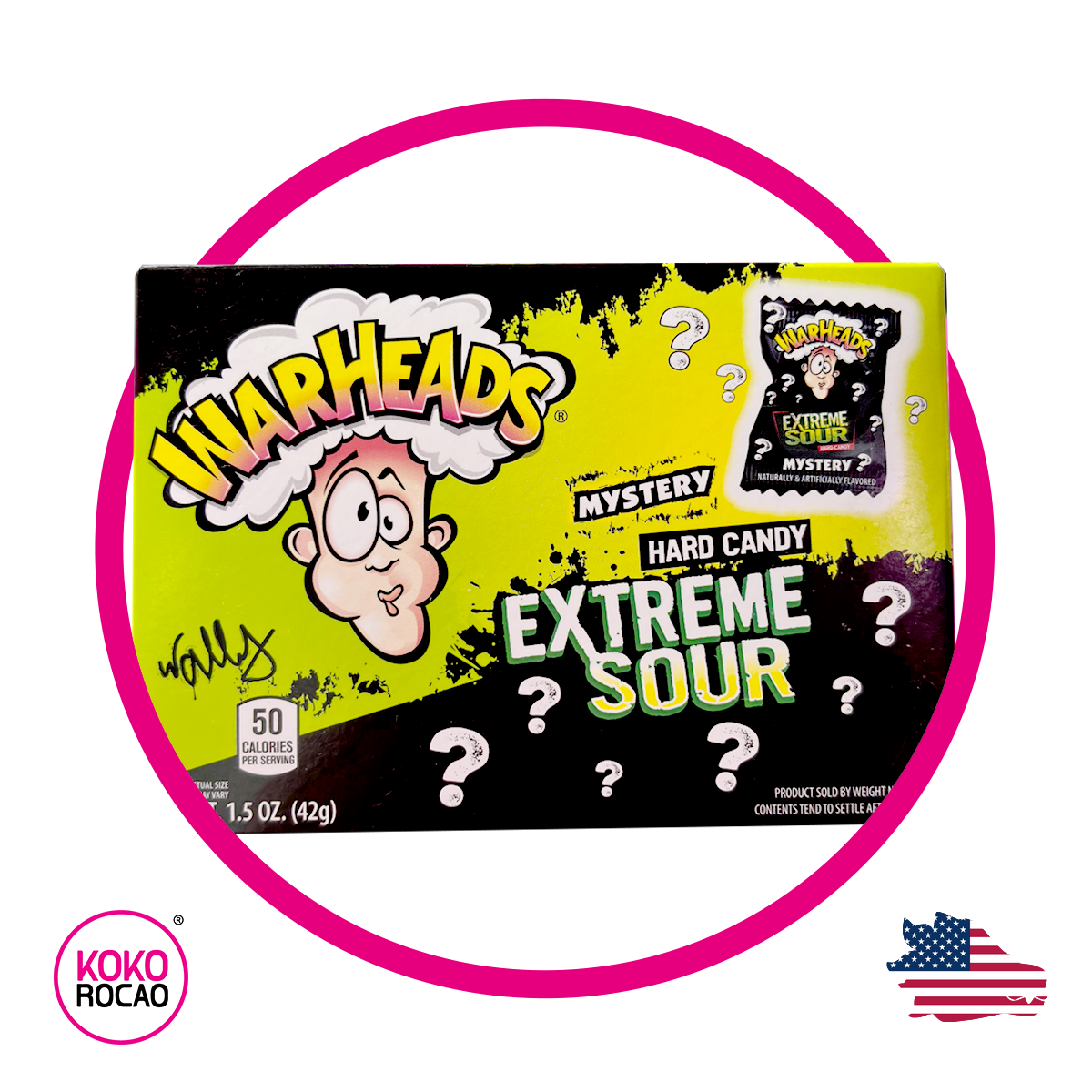 Caja de Warheads Mystery 42 g