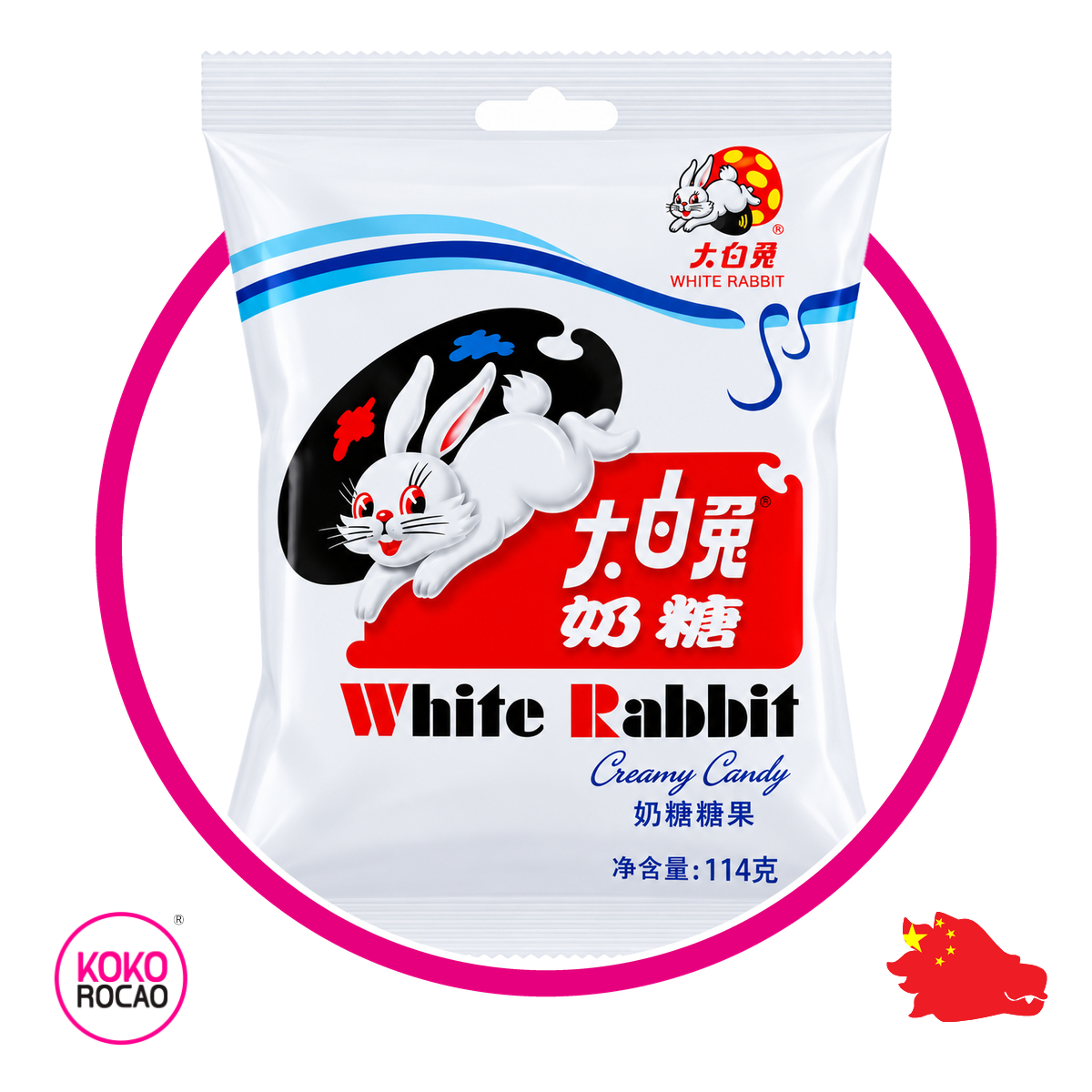 Bolsa de White Rabbit Creamy 114 g