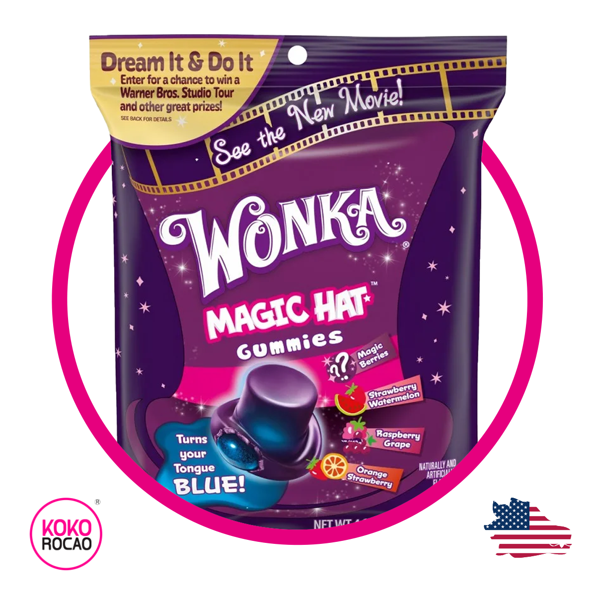 Bolsa de Wonka Magic Hat 113 g
