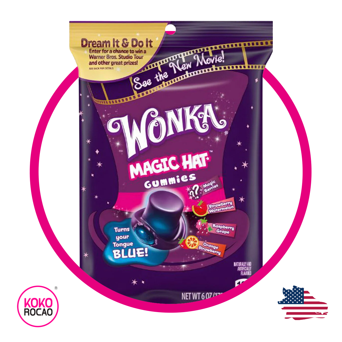 Bolsa de Wonka Magic Hat 170 g