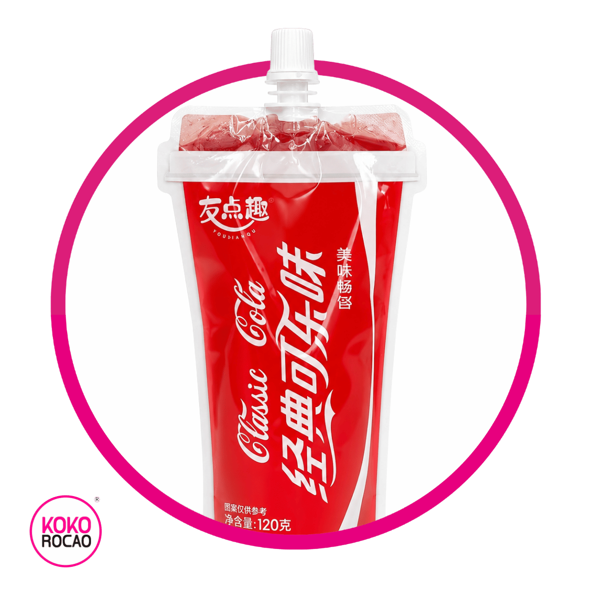 Bolsa de Youdiangu Coca Cola Gelatina 120 ml