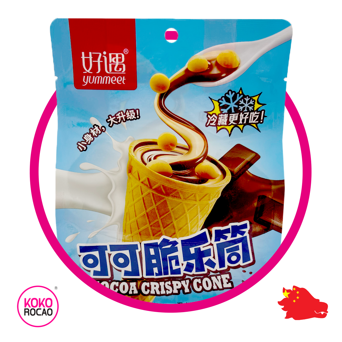 Bolsa de Yummeet Cryspy Cone 64 g