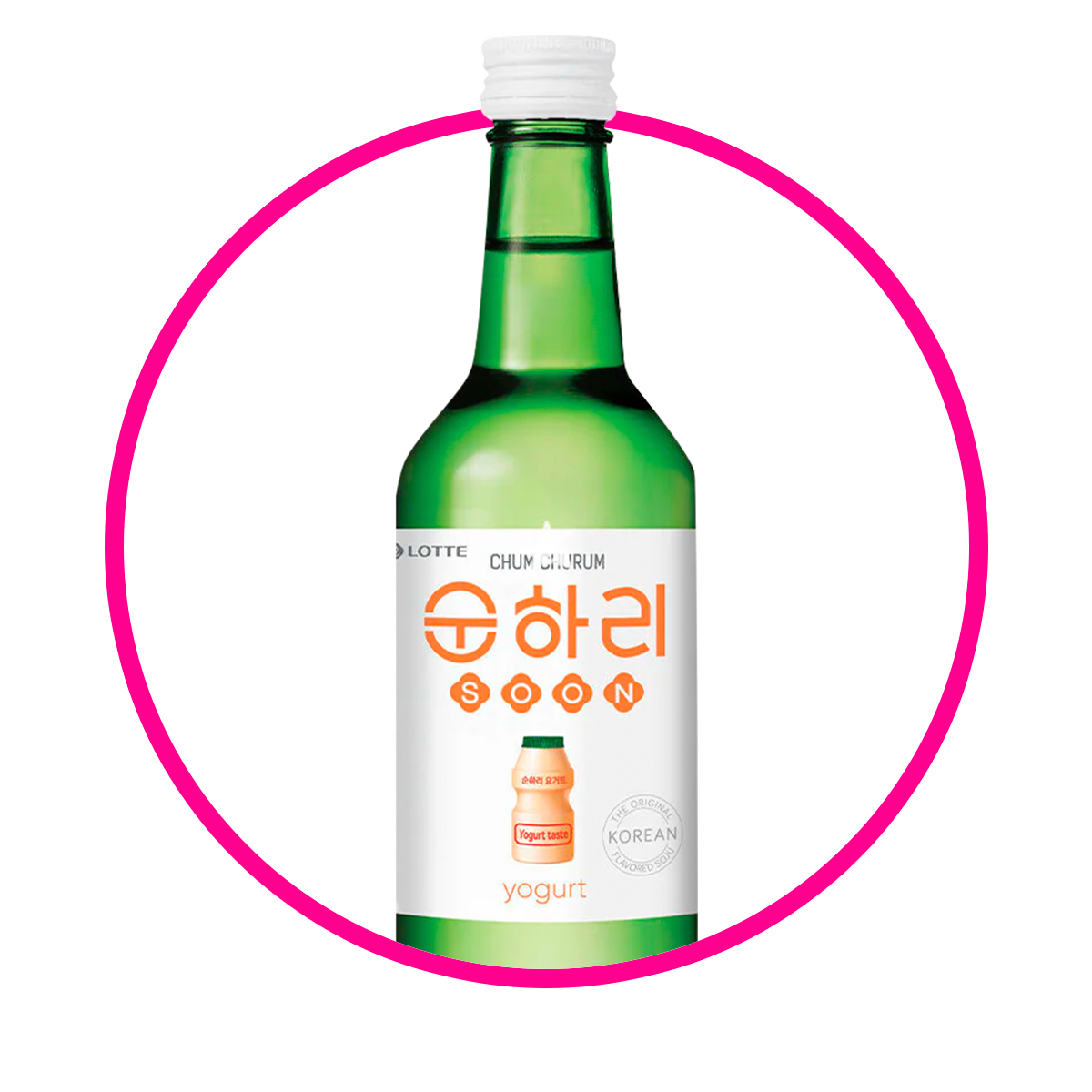 Botella de Soju Yogurt Alcholica 360 ml