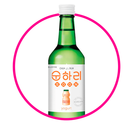 Botella de Soju Yogurt Alcholica 360 ml